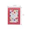 Flora Bunda 4" x 6" Double Brick Wall Zinc Alloy Picture Frame